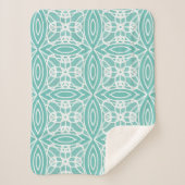 Couverture Sherpa Design moderne et géométrique (Devant)