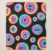 Couverture Sherpa Design Motif coloré (Devant)