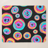 Couverture Sherpa Design Motif coloré (Devant (Horizontal))