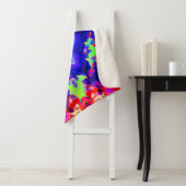 Couverture Sherpa Design Motif moderne coloré (En situation)