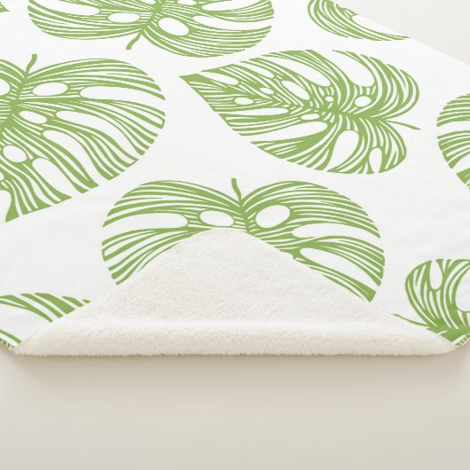 Couverture Sherpa Design sauvage motif sans couture. Arrière - plan  (3/4)