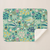 Couverture Sherpa Design sous-marin tendance (Devant (Horizontal))