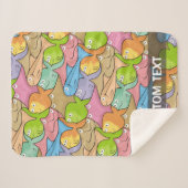 Couverture Sherpa Dessin animé de Fishes (Devant (Horizontal))