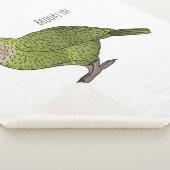 Couverture Sherpa dessin animé d'oiseaux de Kakapo (3/4)