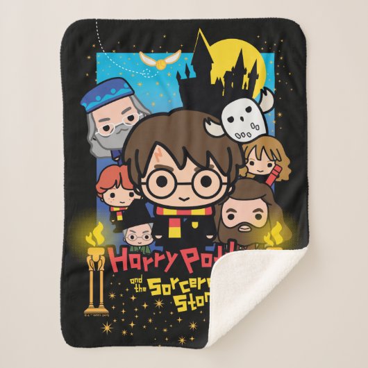 Couverture Sherpa Dessin animé Harry Potter et la Pierre philosophal (Devant)
