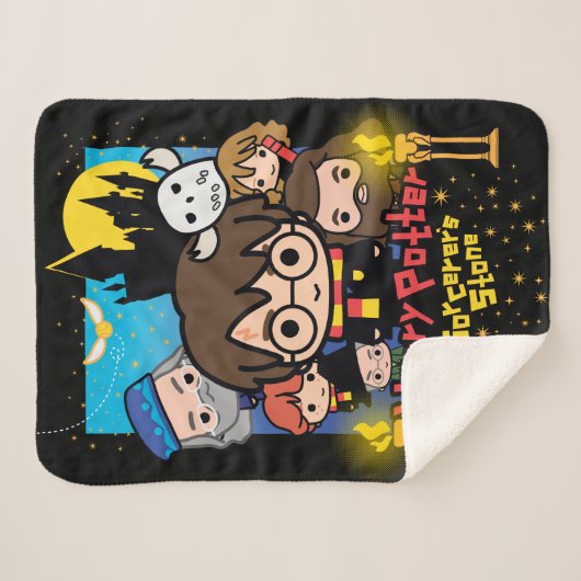 Couverture Sherpa Dessin animé Harry Potter et la Pierre philosophal (Devant (Horizontal))