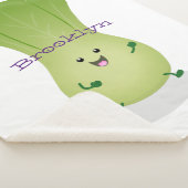 Couverture Sherpa dessin animé mignon de bok choy (3/4)