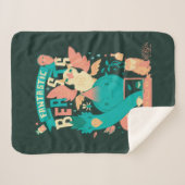 Couverture Sherpa Dessin Bêtes Fantastiques Avec Newt Scamander (Devant (Horizontal))