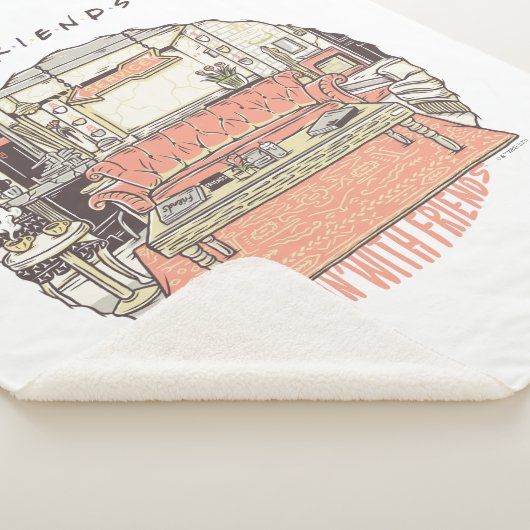 Couverture Sherpa Dessin de Chillin avec AMIS™ (3/4)