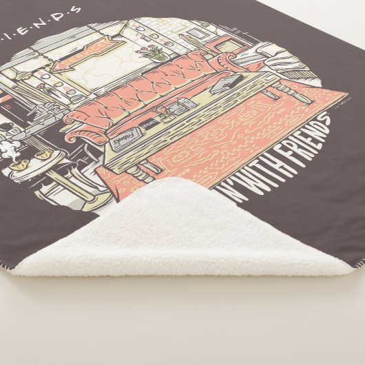 Couverture Sherpa Dessin de Chillin avec AMIS™ (3/4)