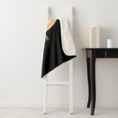 Couverture Sherpa Dessin du Croissant (En situation)