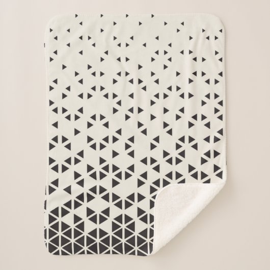 Couverture Sherpa Dessin géométrique abstrait (Devant)