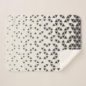 Couverture Sherpa Dessin géométrique abstrait (Devant (Horizontal))