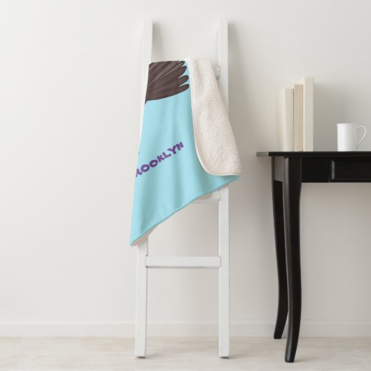 Couverture Sherpa dessin humoristique d'aigle royal (En situation)