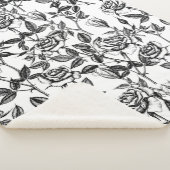 Couverture Sherpa dessin rose (3/4)