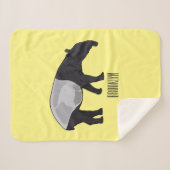 Couverture Sherpa Dessin sur Tapir (Devant (Horizontal))