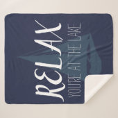 Couverture Sherpa Détendez-vous au lac (Devant (Horizontal))