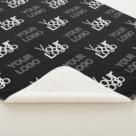 Couverture Sherpa Deux logos ou images Motif répétitif (3/4)