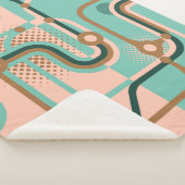 Couverture Sherpa Deux motifs sans couture dans des couleurs différe (3/4)