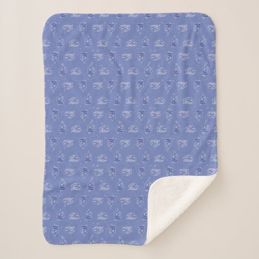 Couverture Sherpa Dexter et Mandark Motif atomique (Devant)