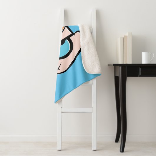 Couverture Sherpa Dexter "Genius" Callout Graphic (En situation)