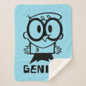 Couverture Sherpa Dexter "Genius" - Graphique en bref (Devant)