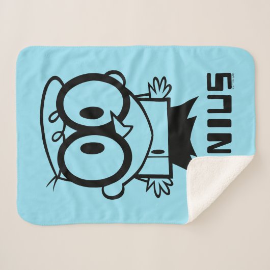 Couverture Sherpa Dexter "Genius" - Graphique en bref (Devant (Horizontal))