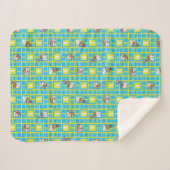 Couverture Sherpa Dexter's Laboratory Experiments Pattern (Devant (Horizontal))
