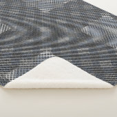 Couverture Sherpa Diagonale 2tones du motif Checker.bx4x4 BLK BG (3/4)