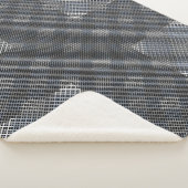 Couverture Sherpa Diagonale 2tones du motif Checker.bx4x4 BLK BG (3/4)