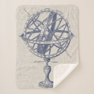 Couverture Sherpa Diagramme de sphère armillaire