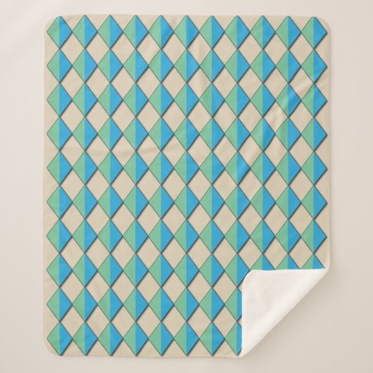 Couverture Sherpa Diamants éblouissants (Devant)