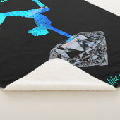 Couverture Sherpa Diamond Gymnaste brillant Sherpa Blanket (3/4)