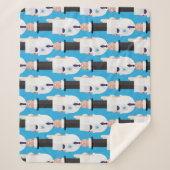 Couverture Sherpa Dickie – Patterned Sherpa Blanket (Devant)