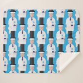 Couverture Sherpa Dickie – Patterned Sherpa Blanket (Devant (Horizontal))