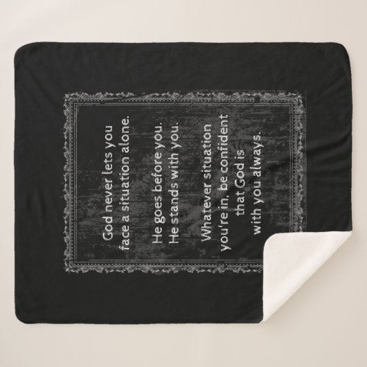 Couverture Sherpa Dieu est toujours avec vous jamais seul (Devant (Horizontal))