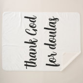 Couverture Sherpa Dieu merci pour doulas (Devant (Horizontal))