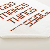 Couverture Sherpa Dieu rend les choses possibles (3/4)