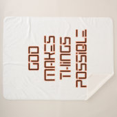 Couverture Sherpa Dieu rend les choses possibles (Devant (Horizontal))