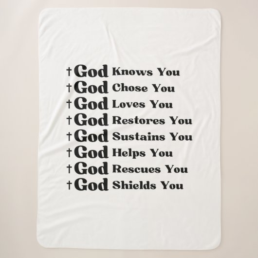 Couverture Sherpa Dieu Vous Connaît, Vous Aime, Vous Restaure Et Vou (Devant)