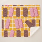 Couverture Sherpa Différentes gaufres aromatisées sans soudure arriè (Devant (Horizontal))