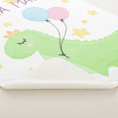 Couverture Sherpa Dinosaure à ballons (3/4)