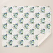 Couverture Sherpa Dinosaure Baby Boy Sherpa Blanket (Devant (Horizontal))