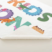 Couverture Sherpa Dinosaures (3/4)