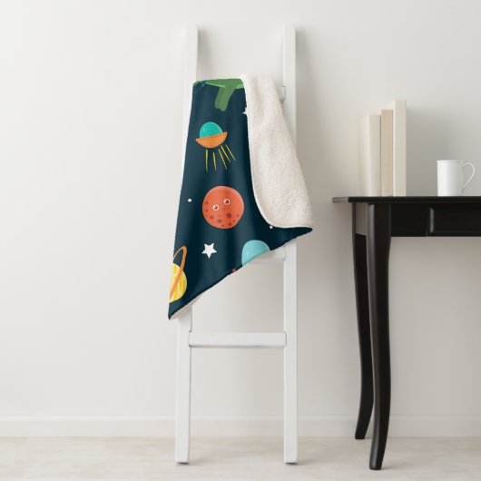 Couverture Sherpa Dinosaures de l'espace (En situation)