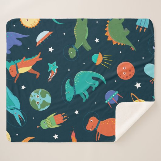 Couverture Sherpa Dinosaures de l'espace (Devant (Horizontal))