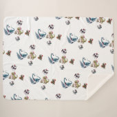 Couverture Sherpa Dinosaures de Noël (Devant (Horizontal))