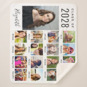 Couverture Sherpa Diplôme à travers les années Photo Collage (Devant)