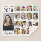 Couverture Sherpa Diplôme à travers les années Photo Collage (Devant (Horizontal))