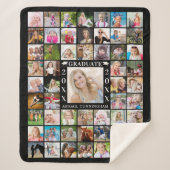 Couverture Sherpa Diplômée 55 Photo Collage Mémoire (Devant)